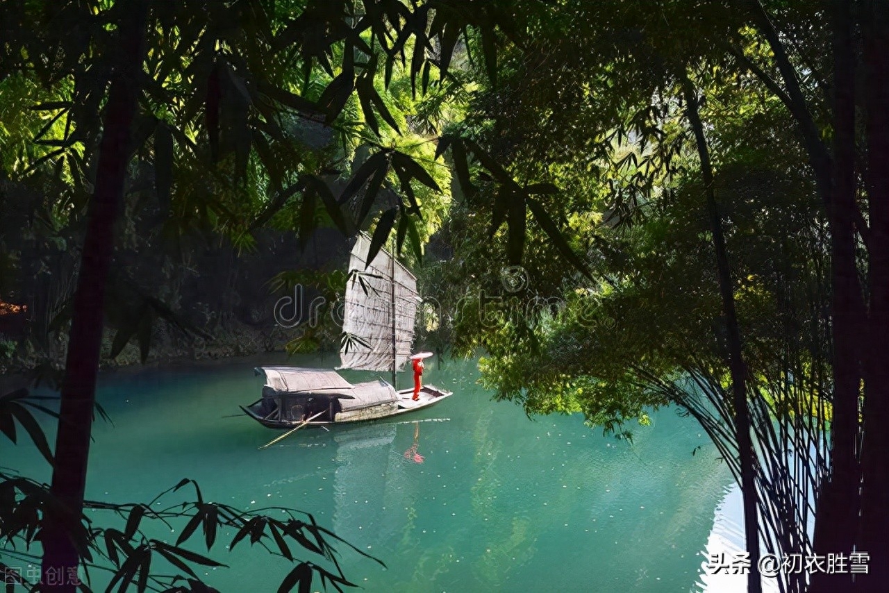 晚秋秋水诗词五首（秋水才深四五尺，野航恰受两三人）