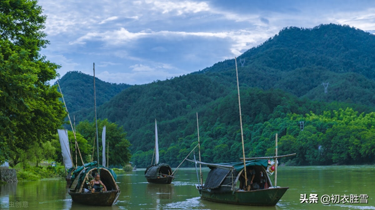 绿水青山古诗六首赏析（绿水丰涟漪，青山多锦绣）