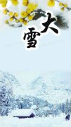 大雪节气的问候祝福语简短（2023大雪节气）