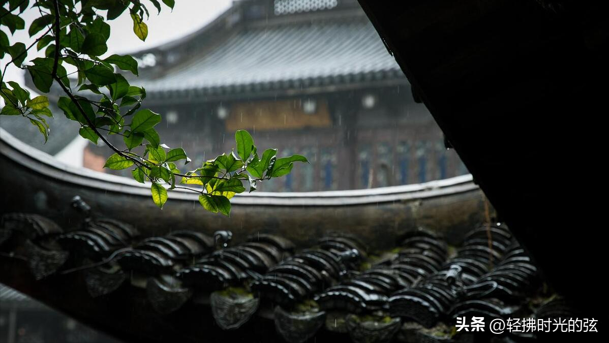 携一蓑烟雨，掬一份时光（36句烟雨诗词）