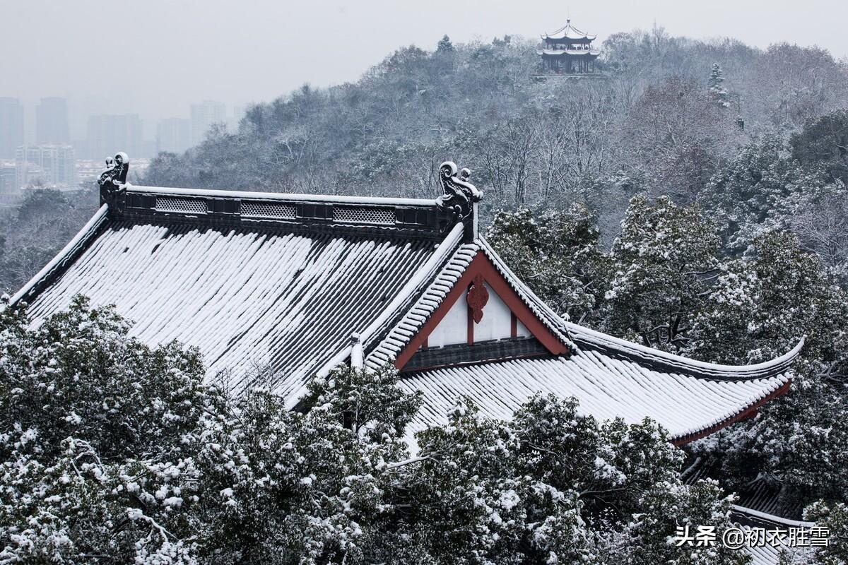 ​腊雪古诗词六首（片片嘉平瑞，朝来雪满天）