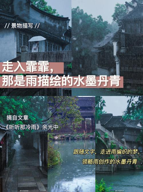 关于雨的优美句子摘抄 励志（雨优美句子经典）