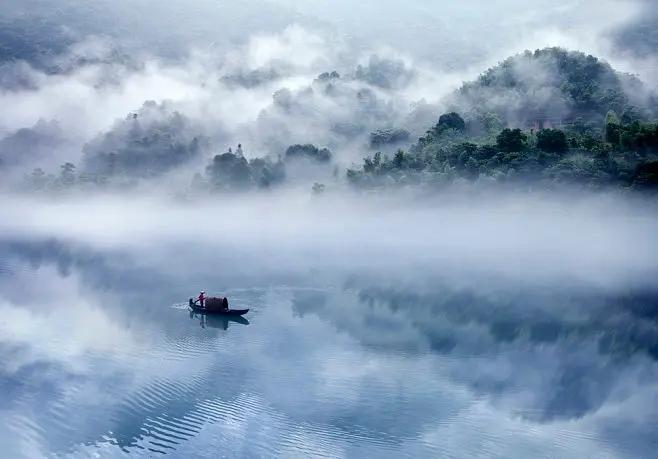 元代诗人张宪的十首诗词（一篙绿水孤篷外，九点青山落照中）