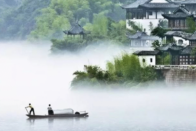 元代诗人张宪的十首诗词（一篙绿水孤篷外，九点青山落照中）