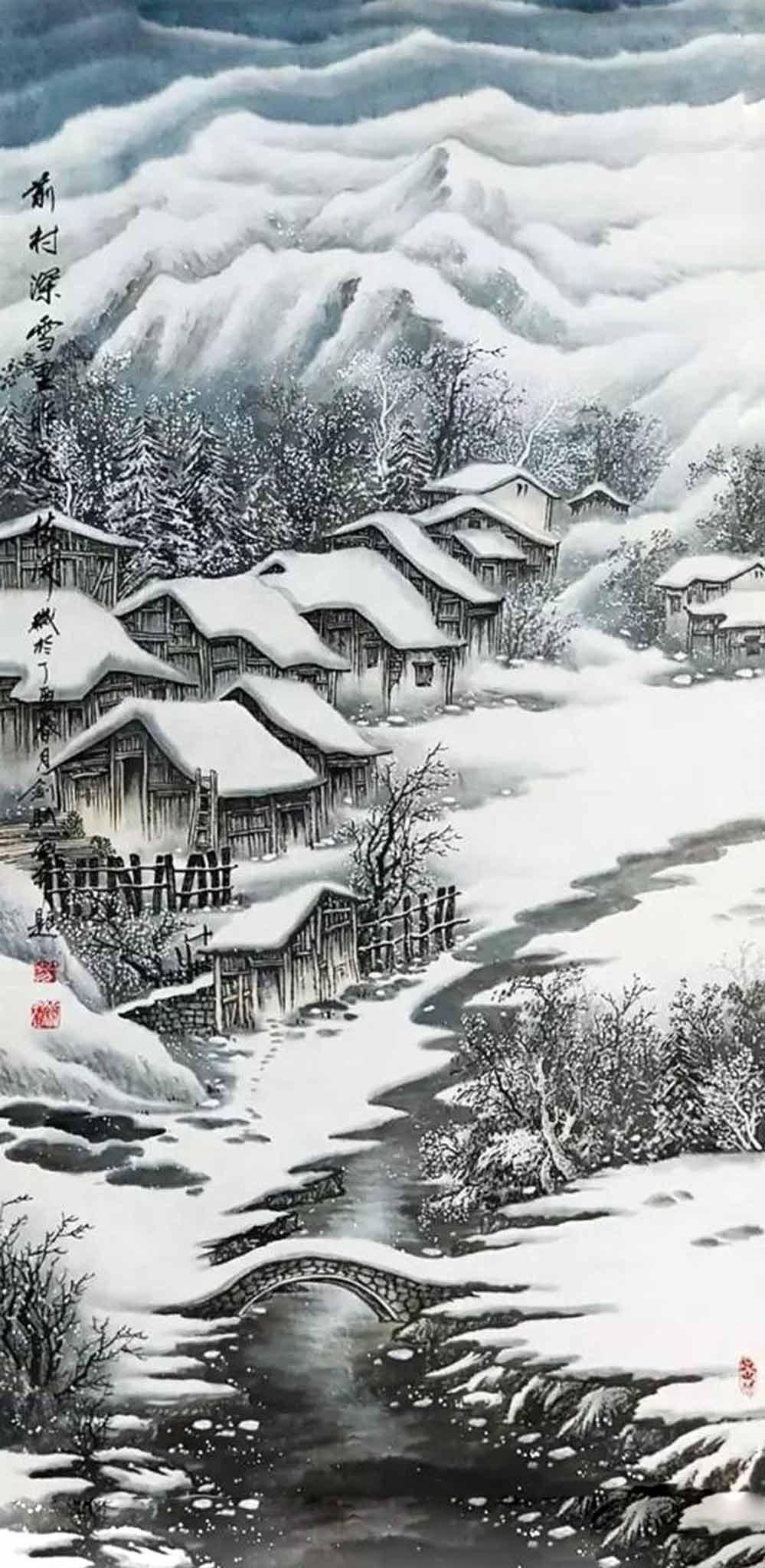 黄云压地门深闭，积雪满山樵未归（二十首对雪的诗词）