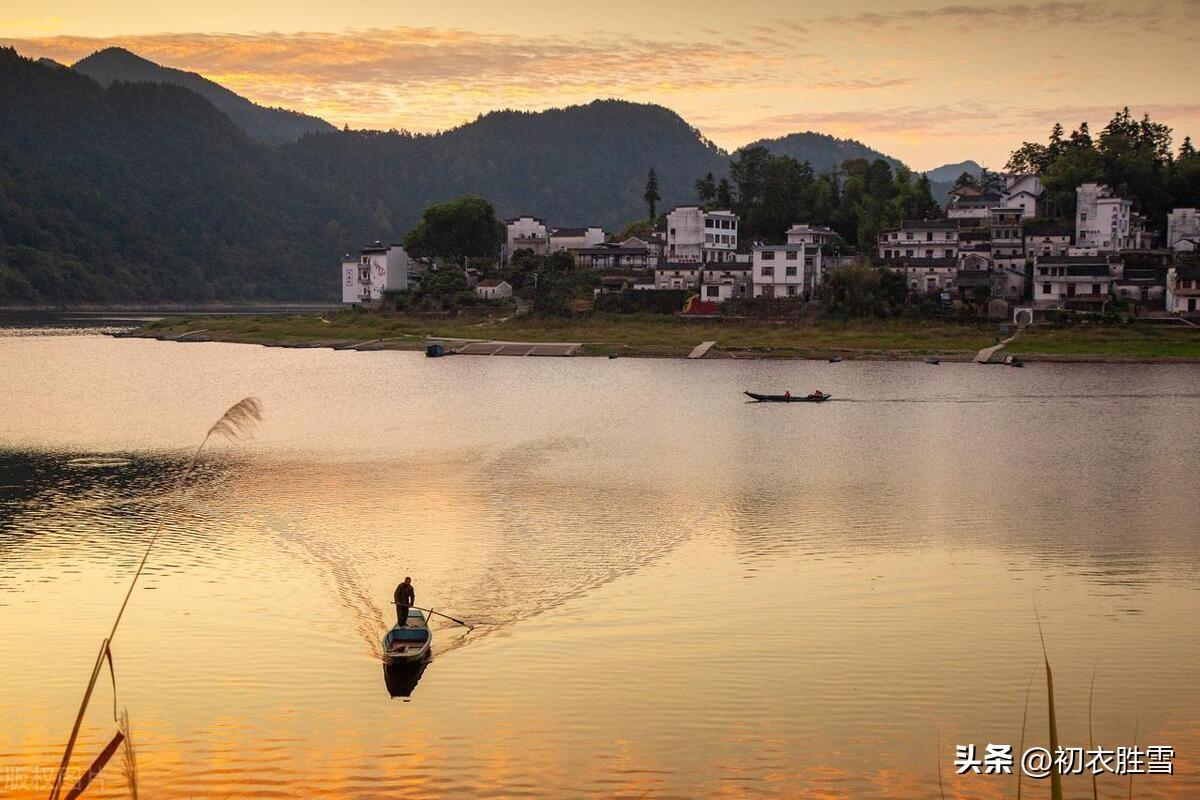 秋草夕阳诗词五首（秋草渡边渡，夕阳山外山）