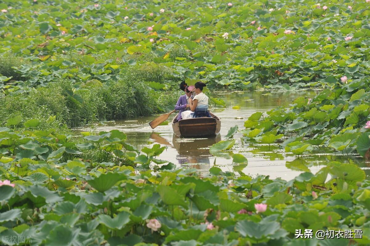 季夏六月月令古词六首（六月炎蒸何太盛，水云乡里无烦暑）