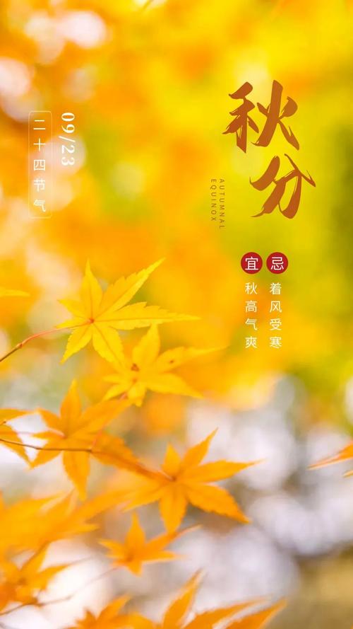 秋分节气祝福语朋友圈（2023秋分快乐：用唯美句子为朋友圈送上祝福）