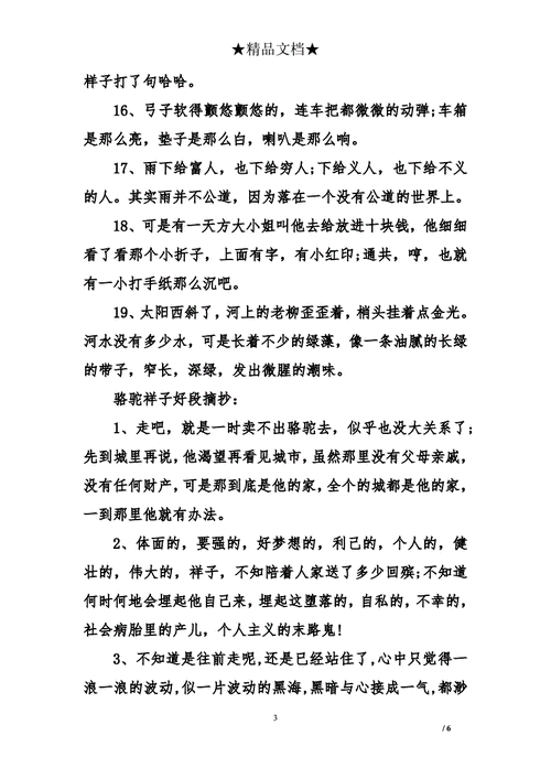 关于文学的好句子（《文字之美》）