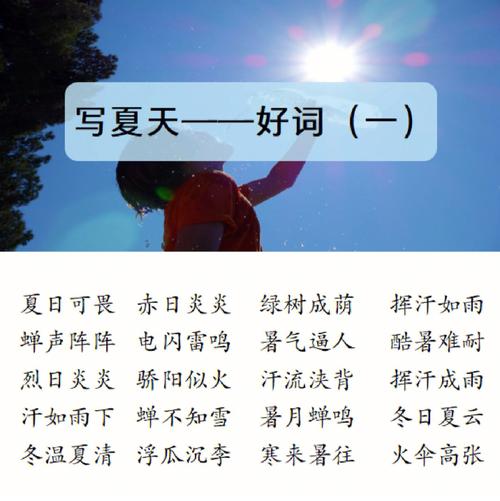 描写夏天的好句子短句（细品夏日的美好）