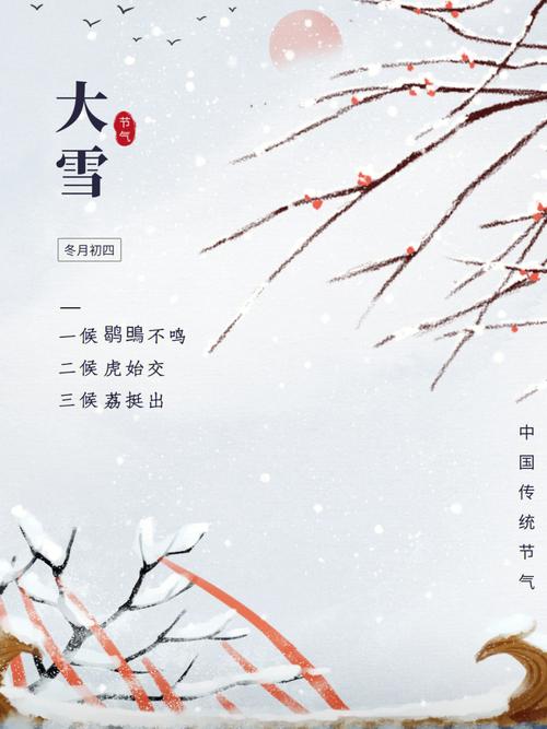 大雪节气的祝福诗句（银装素裹中的大雪节气）