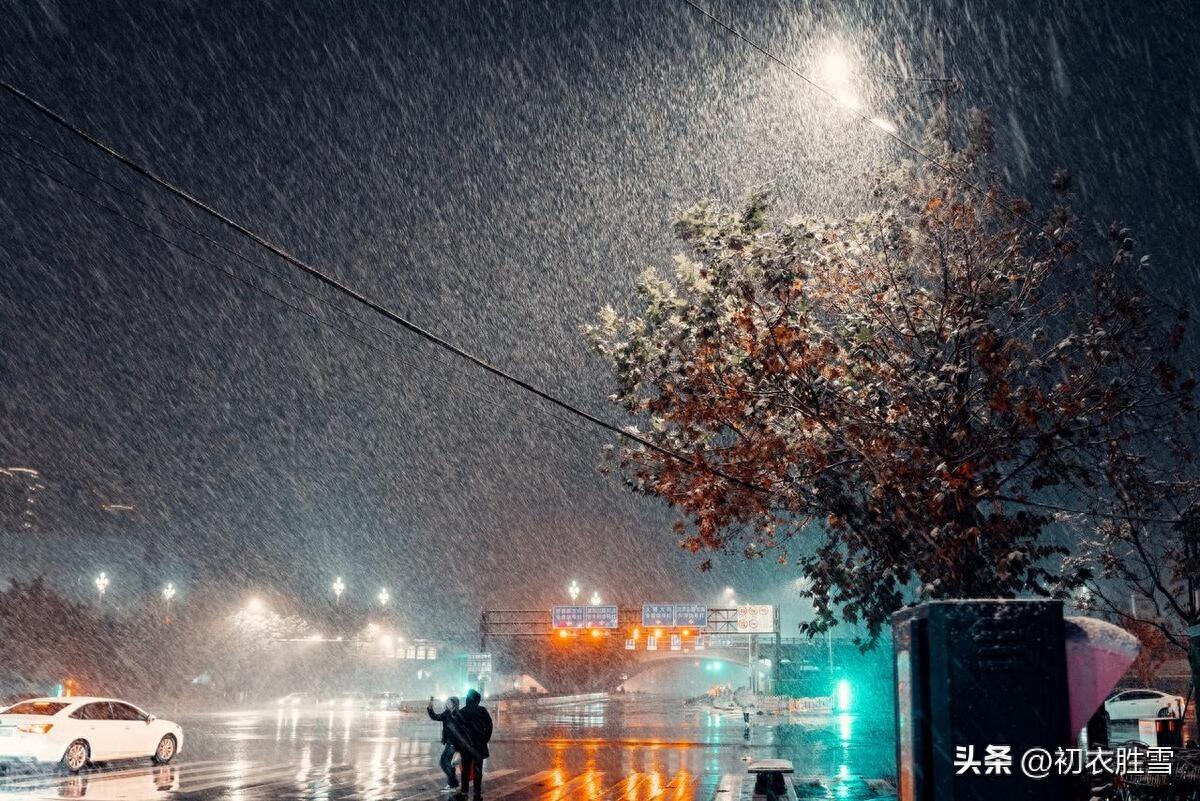 雨雪经典诗词大全（边城十一月，雨雪乱霏霏）