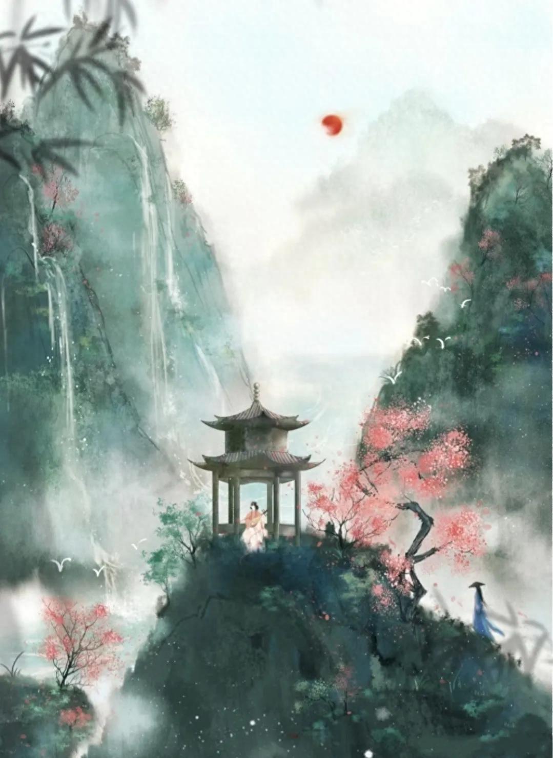 人闲桂花落，夜静春山空（精选30句山水诗词）