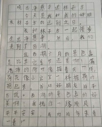 将古诗改为作文（《诗意故事》）