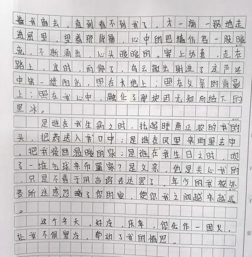 关于牵动我的情思的作文六百字（《两个人的故事》）