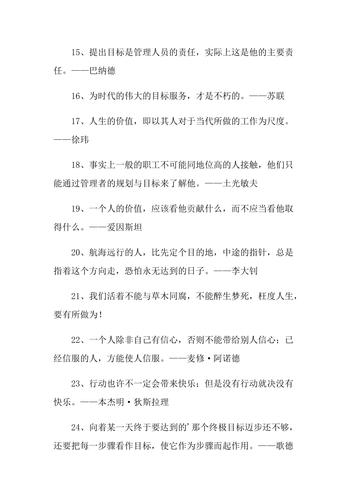 关于努力实现目标的名言警句有哪些（奋斗不止，梦想在心）