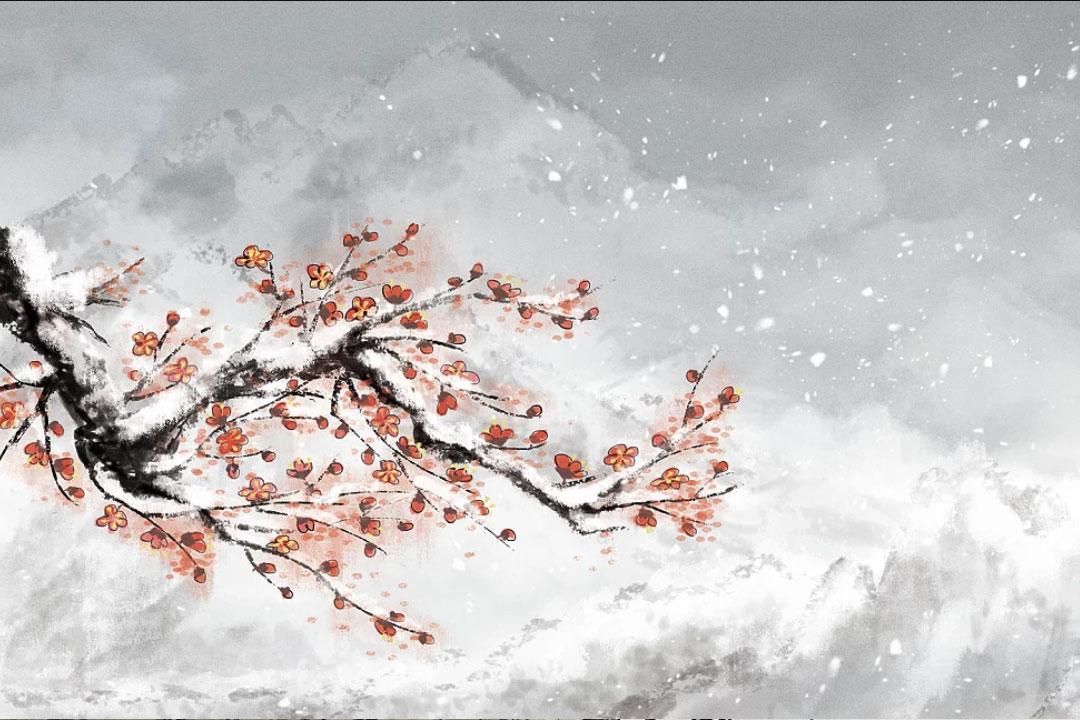 梅花经典古诗大全（师徒俩的两首梅花词）