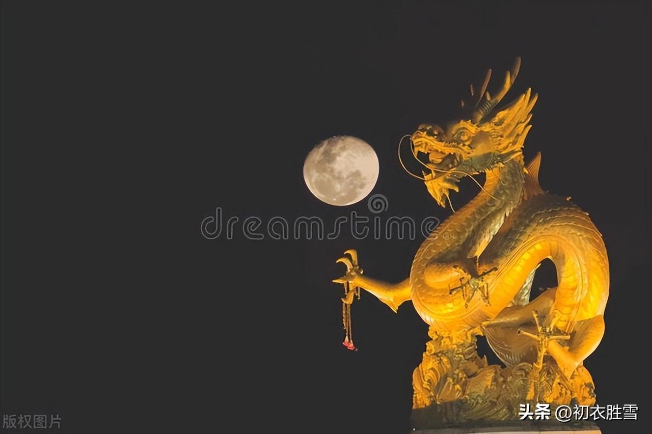 中秋月六首唯美古诗（中秋中夜月，世说慑妖精）