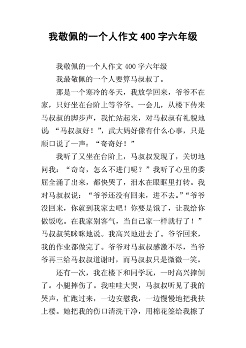 关于我最敬佩的人的作文500字作文（《与我的榜样相遇》）