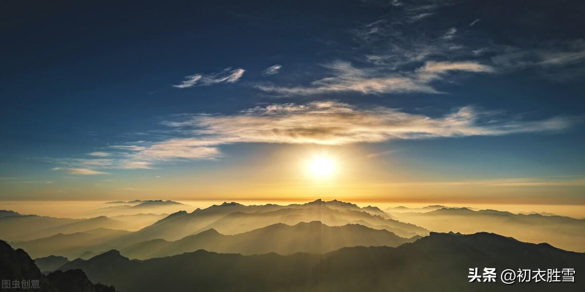 明丽秋晴五首唯美古诗词（白日丽青天，萧萧风物鲜）