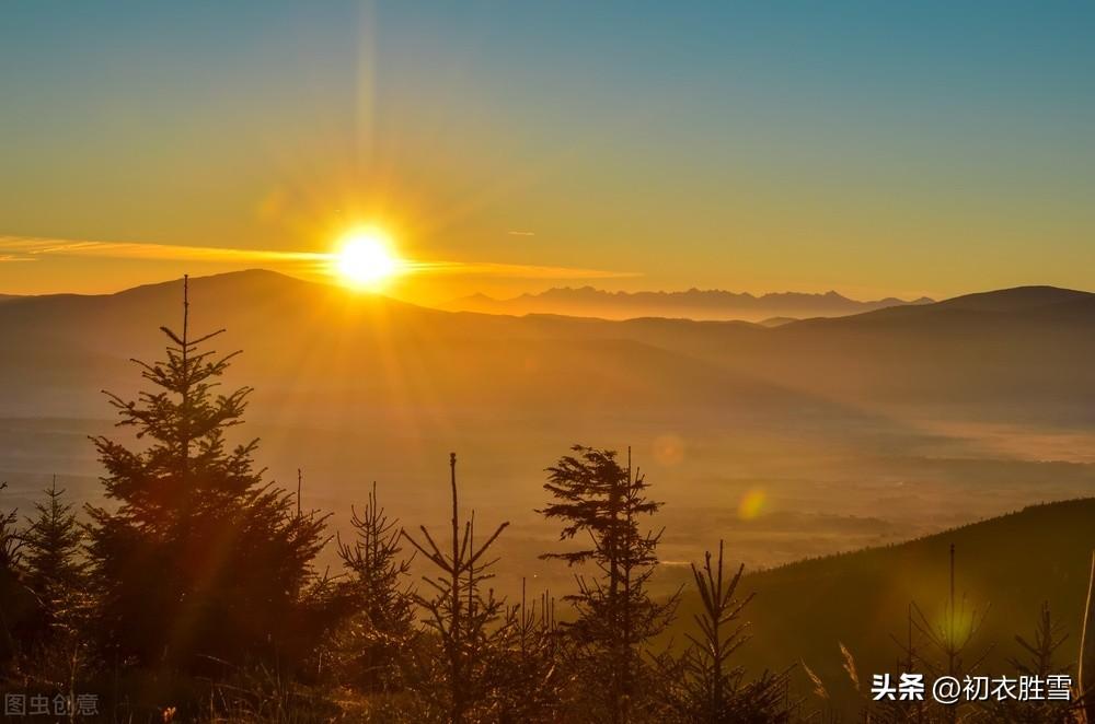 秋分节气六首古诗（寒暑喜均平，欢喜入秋分）