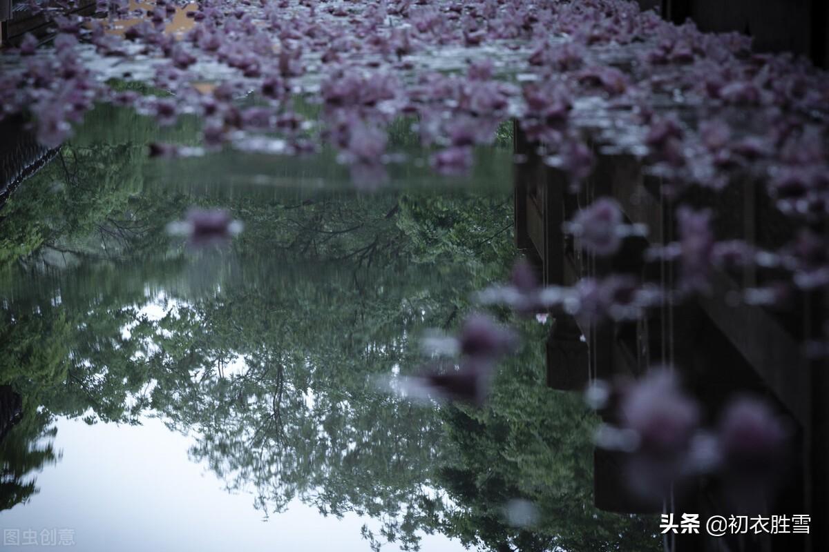 落花五首唯美诗词（桃花自落非关雨，梅子半黄知是春）