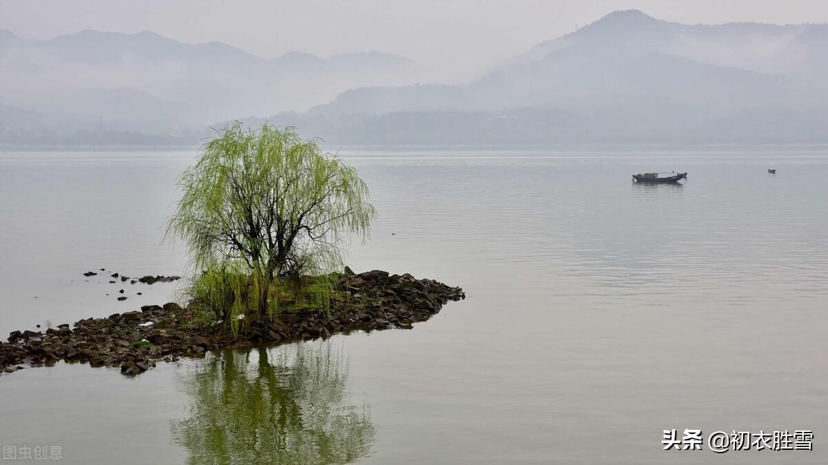 早春清丽五首古诗词（嫩黄染就金丝软，休负一春诗）