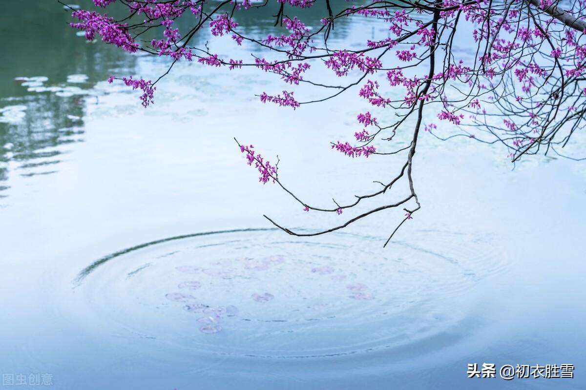 早春春水五首优美古诗（池色溶溶蓝染水，水色晴来嫩似烟）