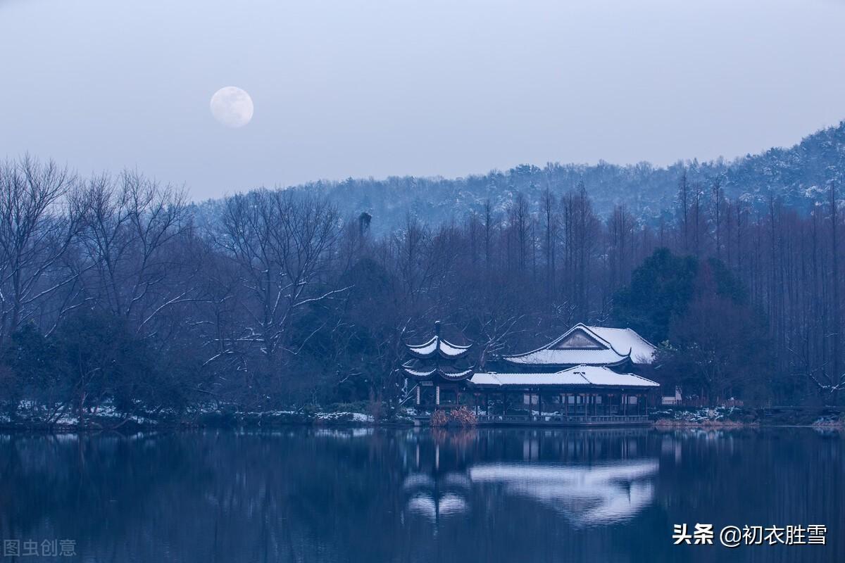 冬天长夜古诗七首山赏析（寒灯一点静相照，风雪打窗冬夜长）