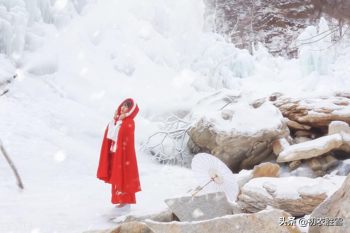 仲冬初雪六首唯美古诗（朔风洒霰雨，共弄初落雪）