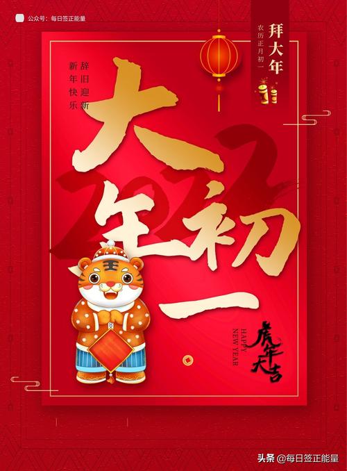 虎年祝福语简短20字（虎年春节八个字新年祝福语）