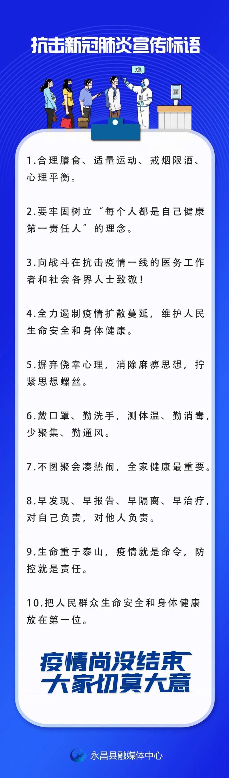 抗击疫情为中国加油的口号（加油中国！2024我们必胜疫情）