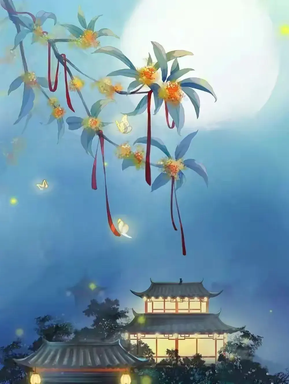 西湖晚风桂花秋，钱塘潮涌月华明（五首人间浪漫古诗）