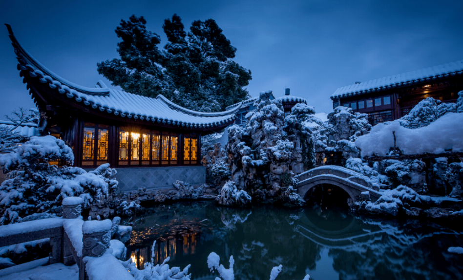 在安静的雪夜里，聆听雪落的声音（十四首唯美的雪夜诗词）