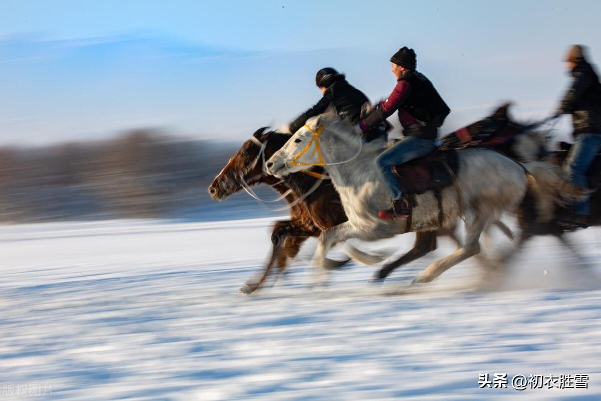 大雪节气五首古诗（此间大雪节，花放小桃枝）