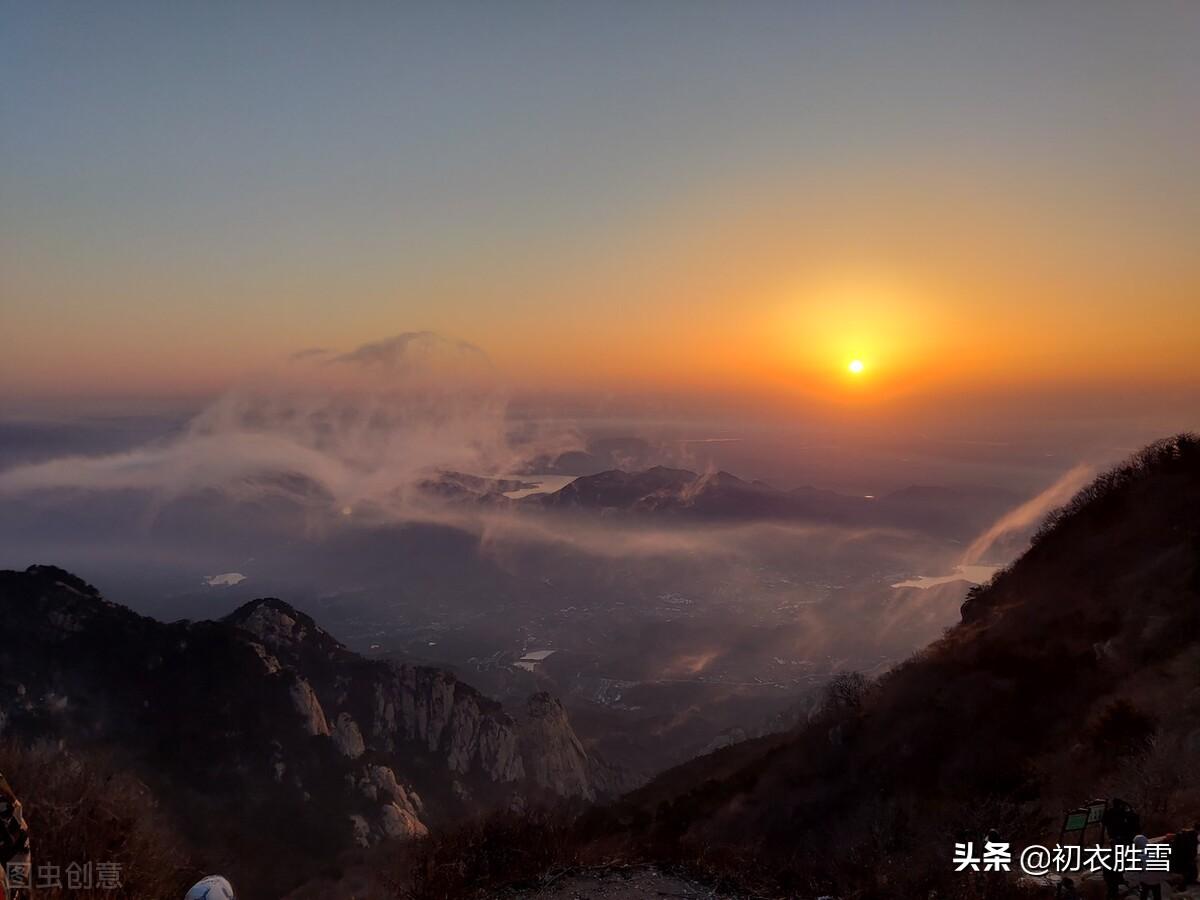 雪晴五首优美古诗（气动千峰翠，光浮万瓦鳞）