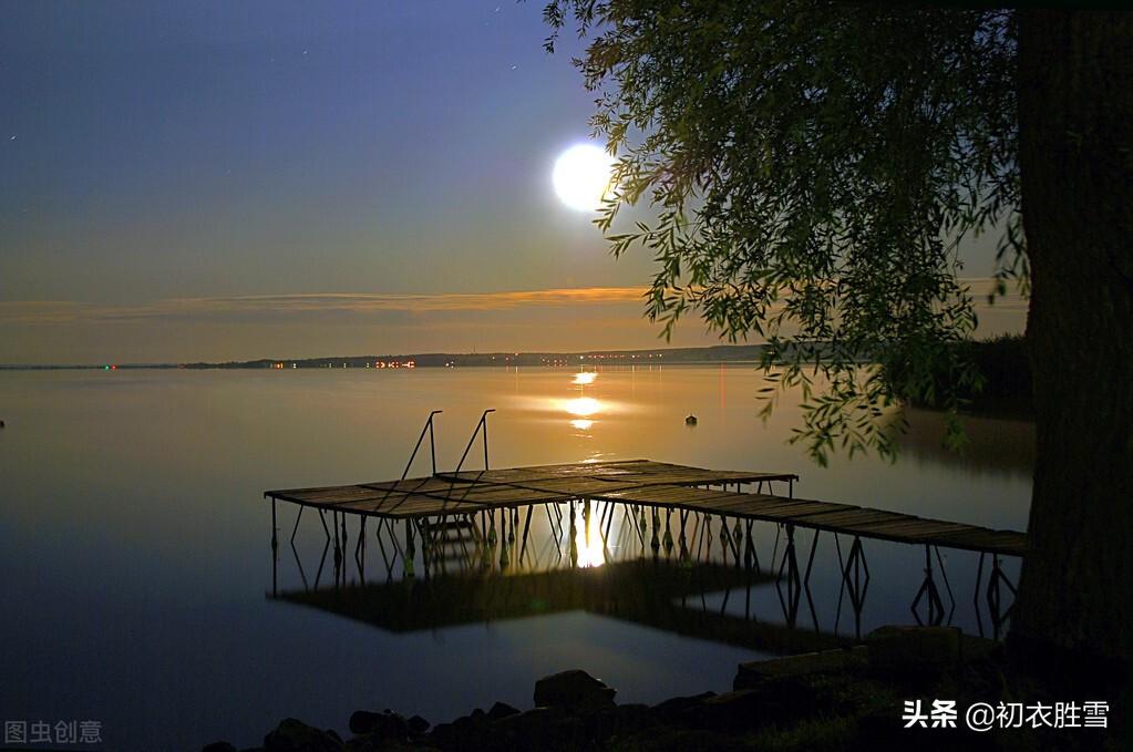 夏夜追凉月满庭，只把禅心伴月明（明月七首优美古诗）