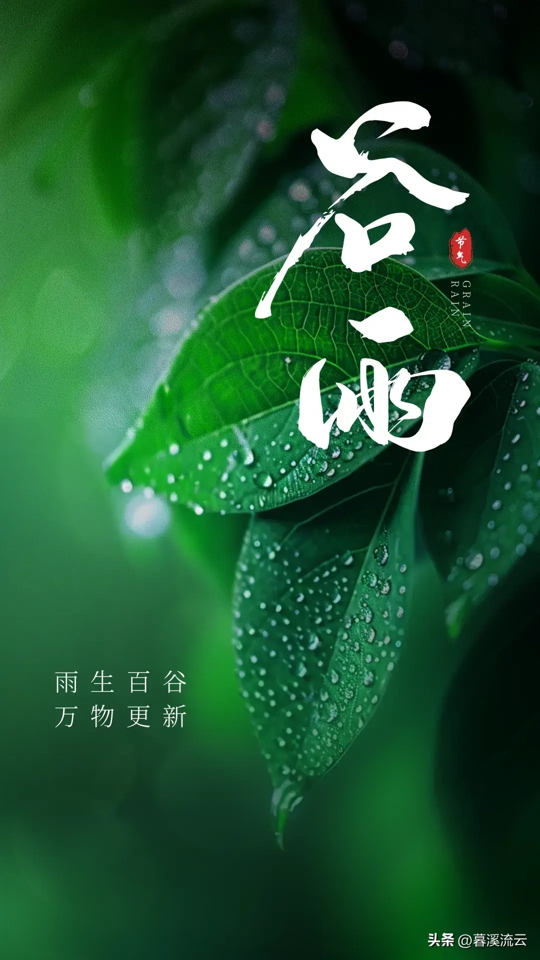 细雨如丝，百谷生发（推荐十首优美谷雨诗词）