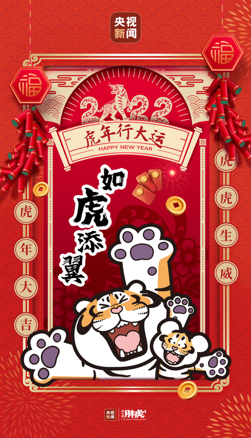 虎年祝福语四字成语（唯美短句精选，传递祝福之声）