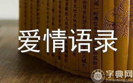 有关关于有爱情道理的名言警句的句子摘抄（探寻爱情的真谛）