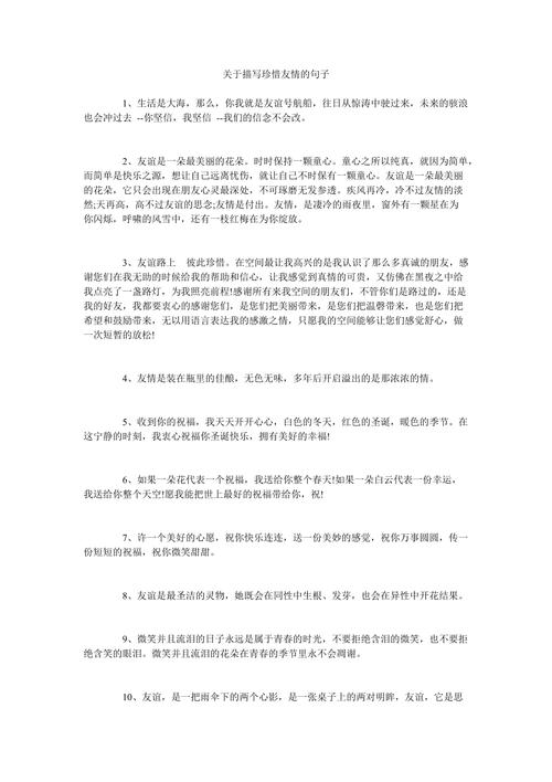 关于友情的名言格言（用唯美的语言诠释真挚的友谊）