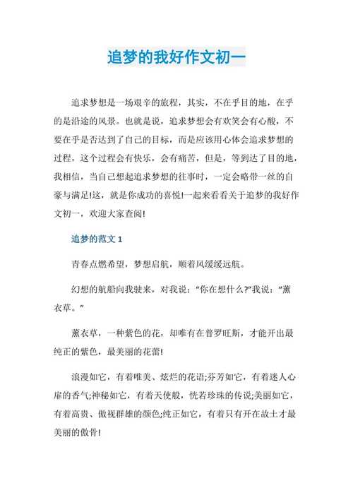 相信梦想，追逐信念（一个人的梦想与勇气）