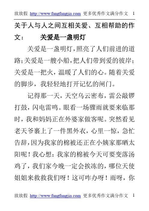 我心中的明灯——一个照亮人生的故事