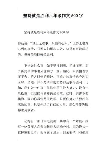 坚持到底——一个成功者的故事（奋斗不止，走出成功之路）