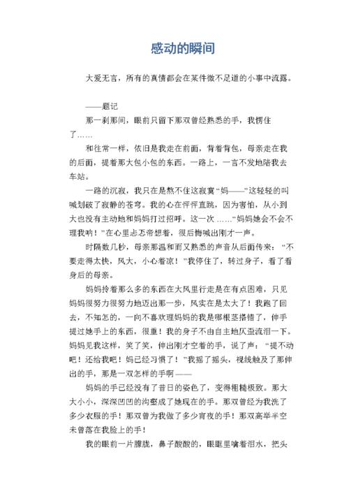 默默无闻的陪伴（用爱无声温暖彼此）